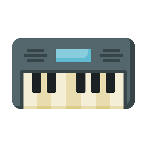 tastiera Generic color fill icona