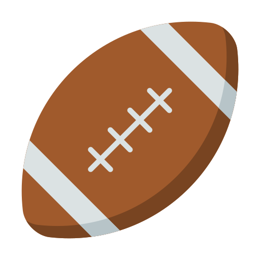 American football Generic color fill icon
