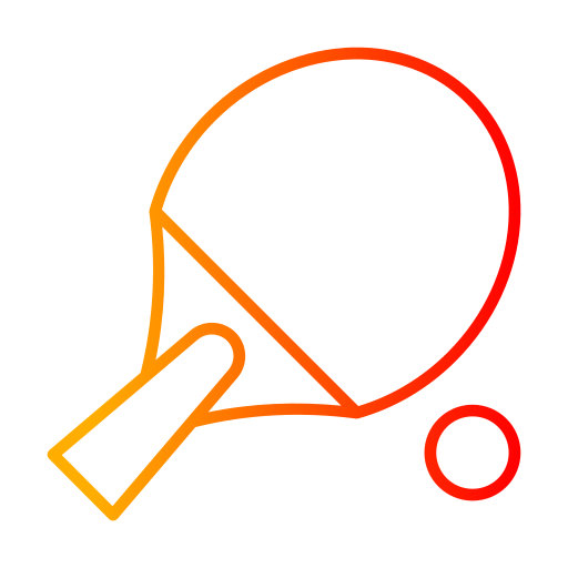 Table tennis Generic gradient outline icon