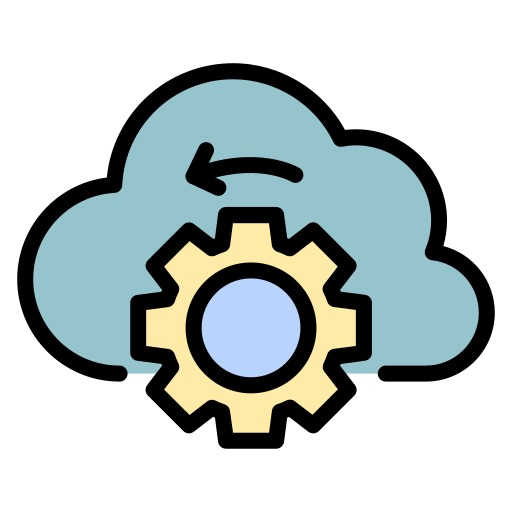 cloud-einstellung Generic color lineal-color icon