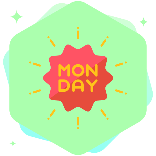 cyber-maandag Generic color fill icoon