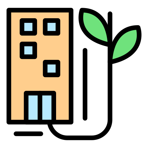 ciudad verde Generic color lineal-color icono