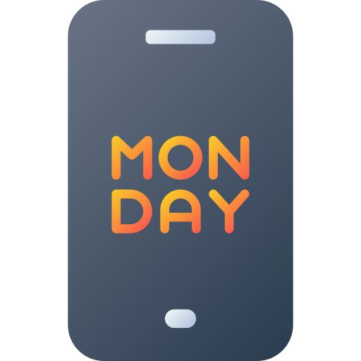 Кибер-понедельник Generic gradient fill иконка