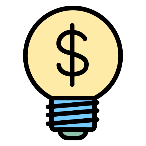 lampadina del dollaro Generic color lineal-color icona