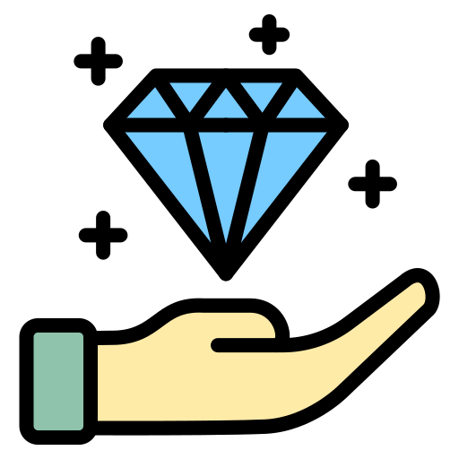 diamant Generic color lineal-color icon