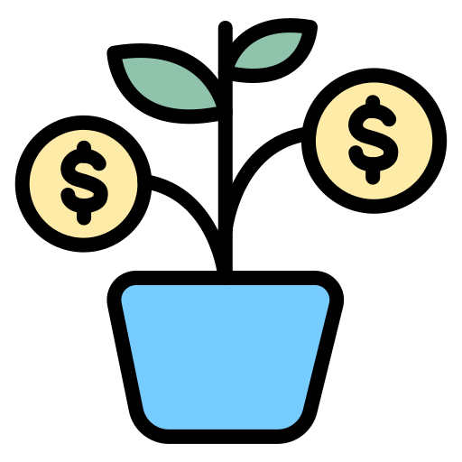 Flower pot Generic color lineal-color icon