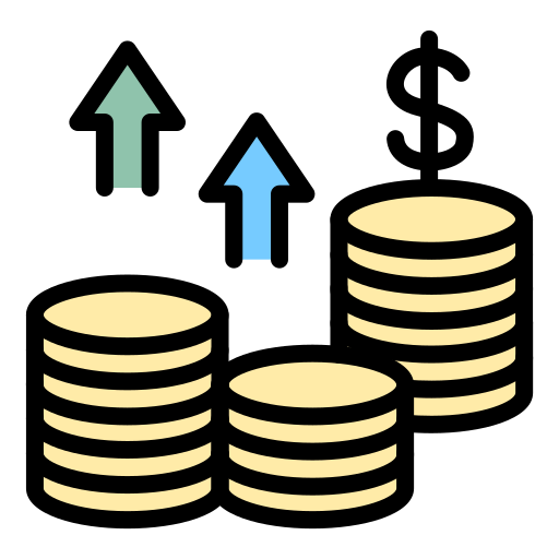 달러 동전 Generic color lineal-color icon