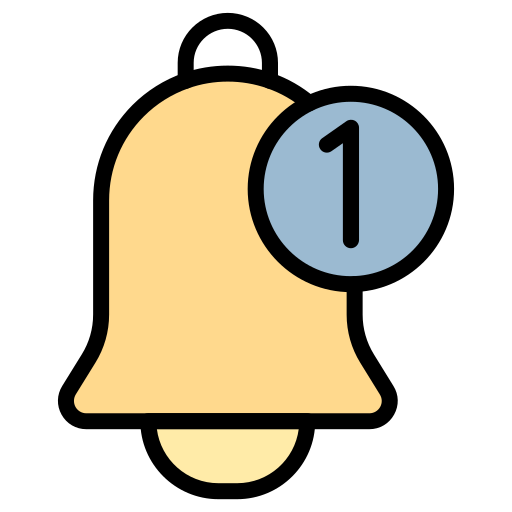 dzwonek powiadamiający Generic color lineal-color ikona