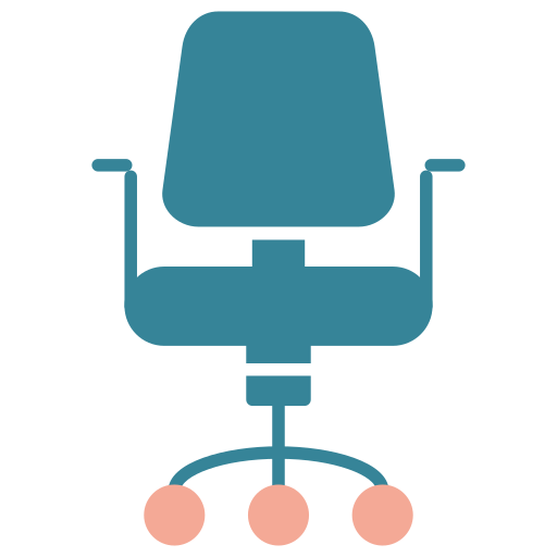 Офисный стул Generic color fill иконка