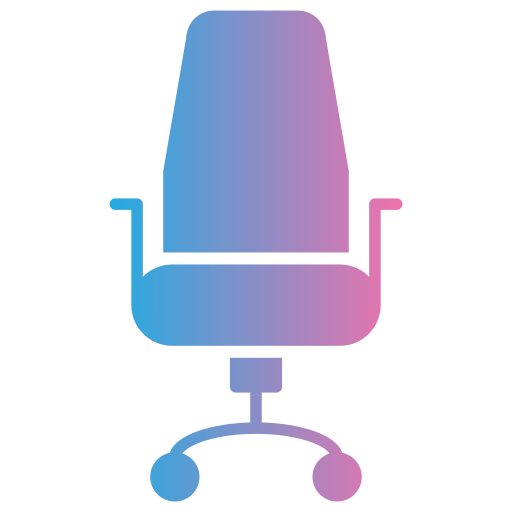 Офисный стул Generic gradient fill иконка