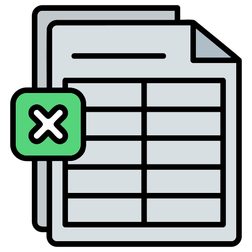 excel-datei Generic color lineal-color icon