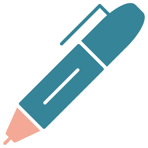 Перьевая ручка Generic color fill иконка