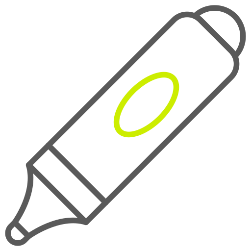 textmarker Generic color outline icon