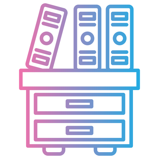 gabinete Generic gradient outline Ícone