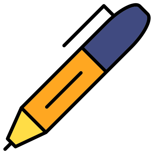 pluma fuente Generic color lineal-color icono