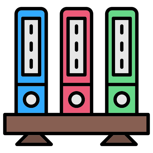aktenschrank Generic color lineal-color icon