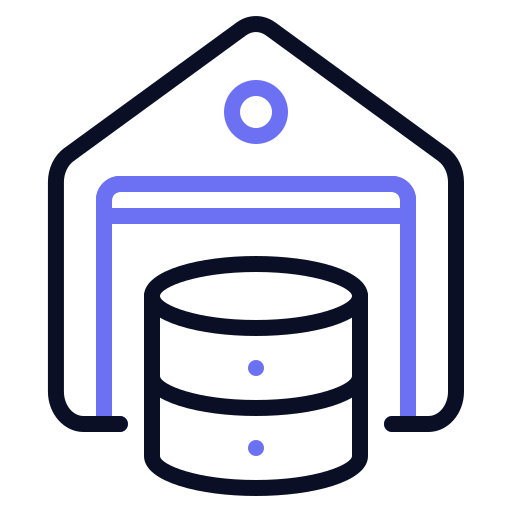 데이터웨어 하우스 Generic color outline icon