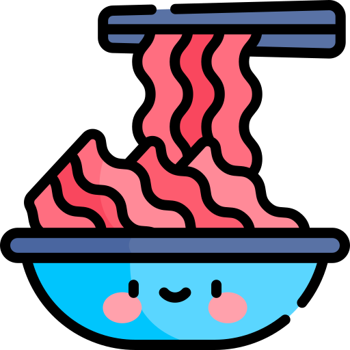 Kimchi Kawaii Lineal color icon