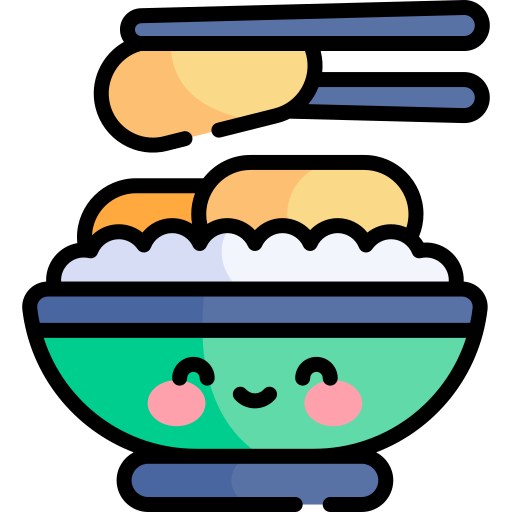 donburi Kawaii Lineal color icon
