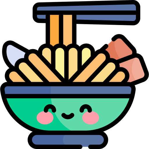 udon Kawaii Lineal color icon