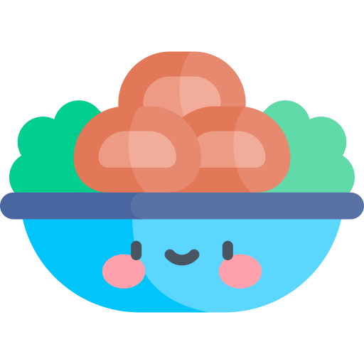 酢豚 Kawaii Flat icon