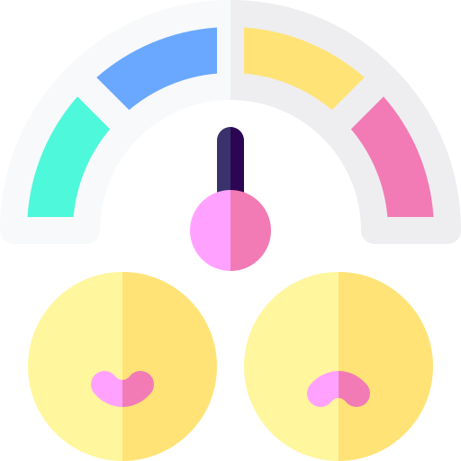 피드백 이모티콘 Basic Rounded Flat icon