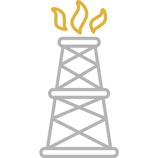 Drilling rig Cubydesign Two Tone icon