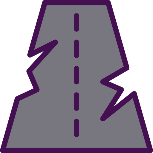 Road Berkahicon Lineal Color icon