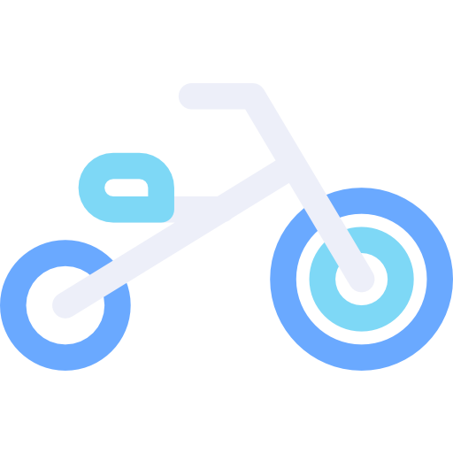 Tricycle Basic Rounded Lineal Color icon