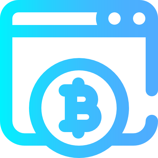 ビットコイン Super Basic Omission Gradient icon