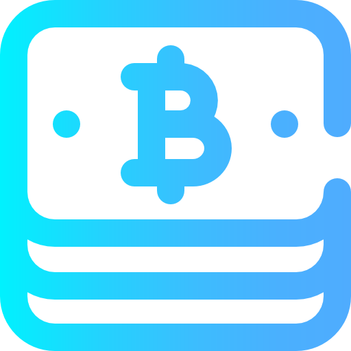 bitcoin Super Basic Omission Gradient icono