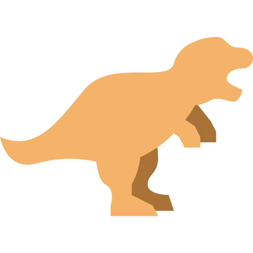 tyrannosaurus Berkahicon Flat icoon