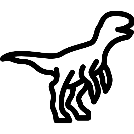 velociraptor Berkahicon Lineal icono