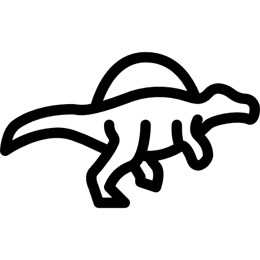 스피노 사우루스 Berkahicon Lineal icon