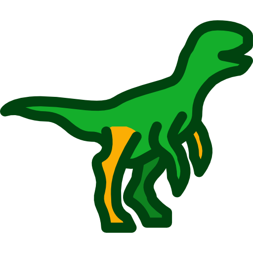 velociraptor Berkahicon Lineal Color icon