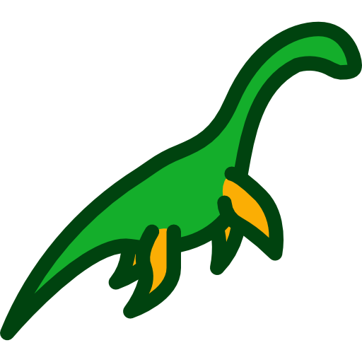 Плезиозавр Berkahicon Lineal Color иконка