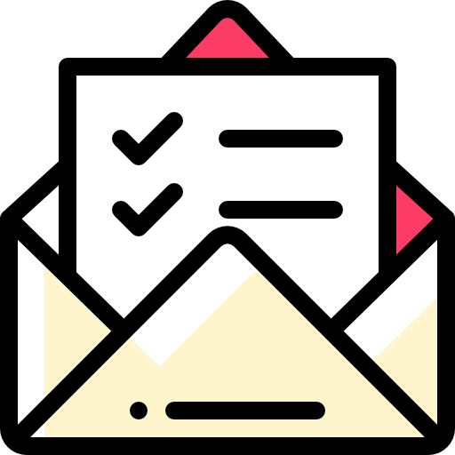 correo Detailed Rounded Color Omission icono