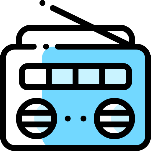 radio Detailed Rounded Color Omission icono