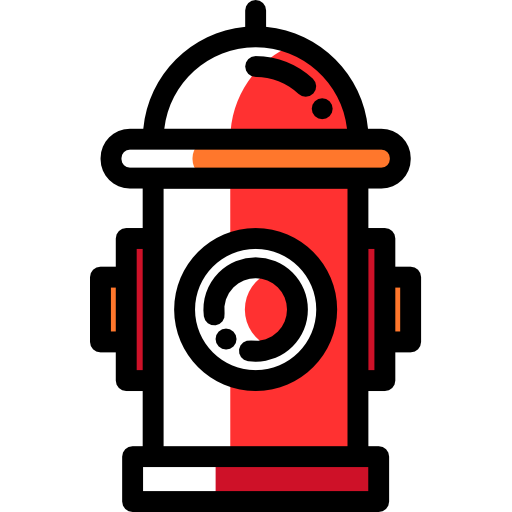 消火栓 Detailed Rounded Color Omission icon