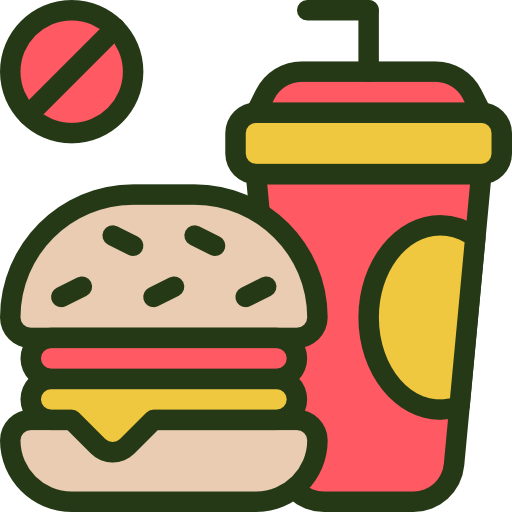 fast food Berkahicon Lineal Color ikona