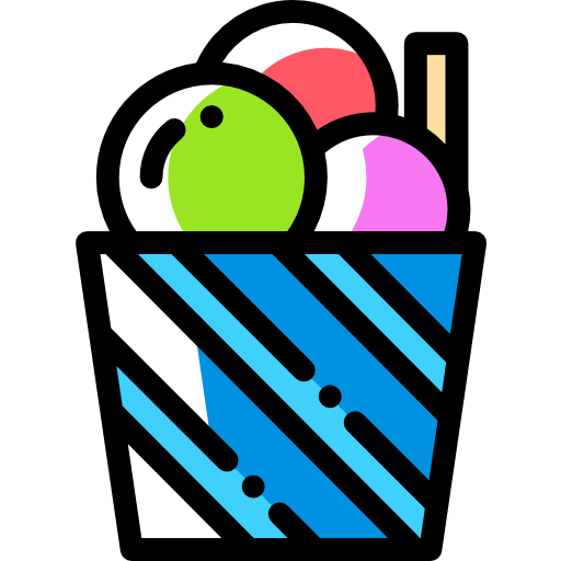 Мороженое Detailed Rounded Color Omission иконка