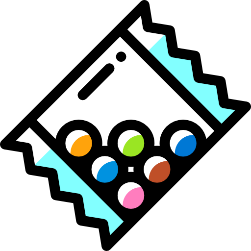 초콜릿 Detailed Rounded Color Omission icon