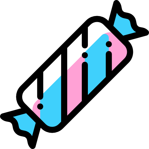 사탕 Detailed Rounded Color Omission icon