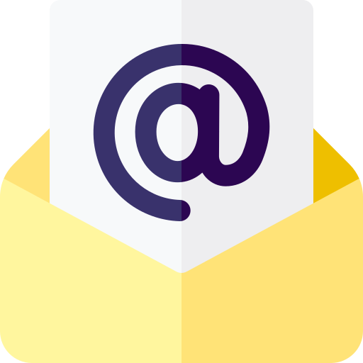 e-mail Basic Rounded Flat Icône