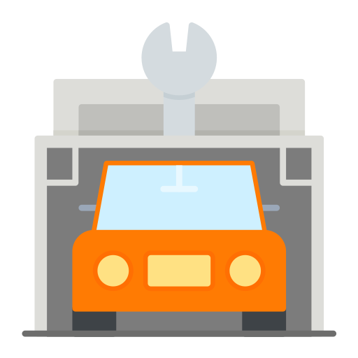 Car Generic color fill icon