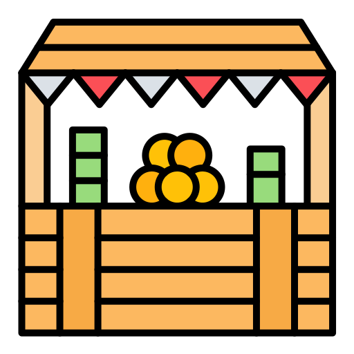 ストリートマーケット Generic color lineal-color icon