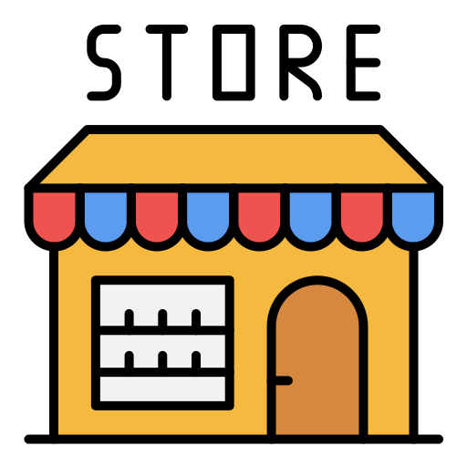 Groceries store Generic color lineal-color icon