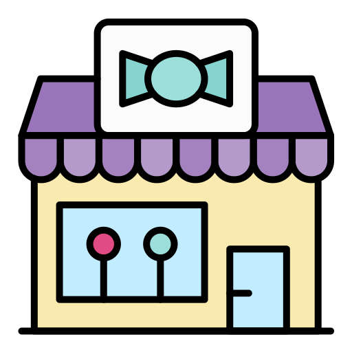 Candy shop Generic color lineal-color icon