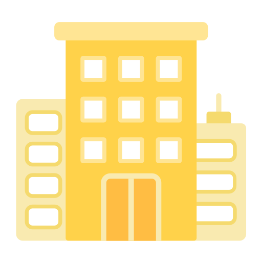 Accomodation Generic color fill icon