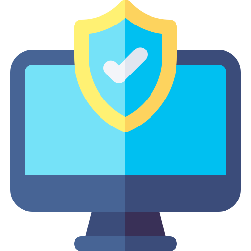 Cyber security Basic Rounded Flat icon